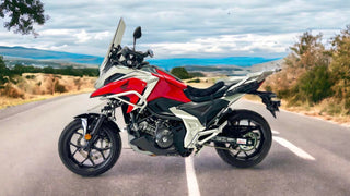 The Madstad Honda NC750X Adjustable Windshield System