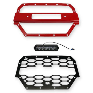 Front Grille Protector Kit with LED Bar for Polaris RZR (2014-2018)