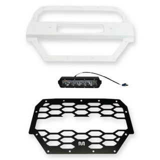 Front Grille Protector Kit with LED Bar for Polaris RZR (2014-2018)