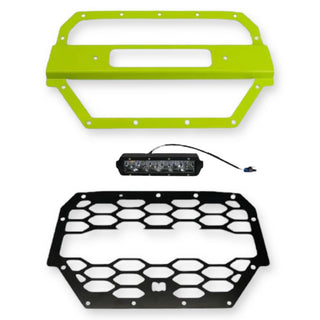 Front Grille Protector Kit with LED Bar for Polaris RZR (2014-2018)