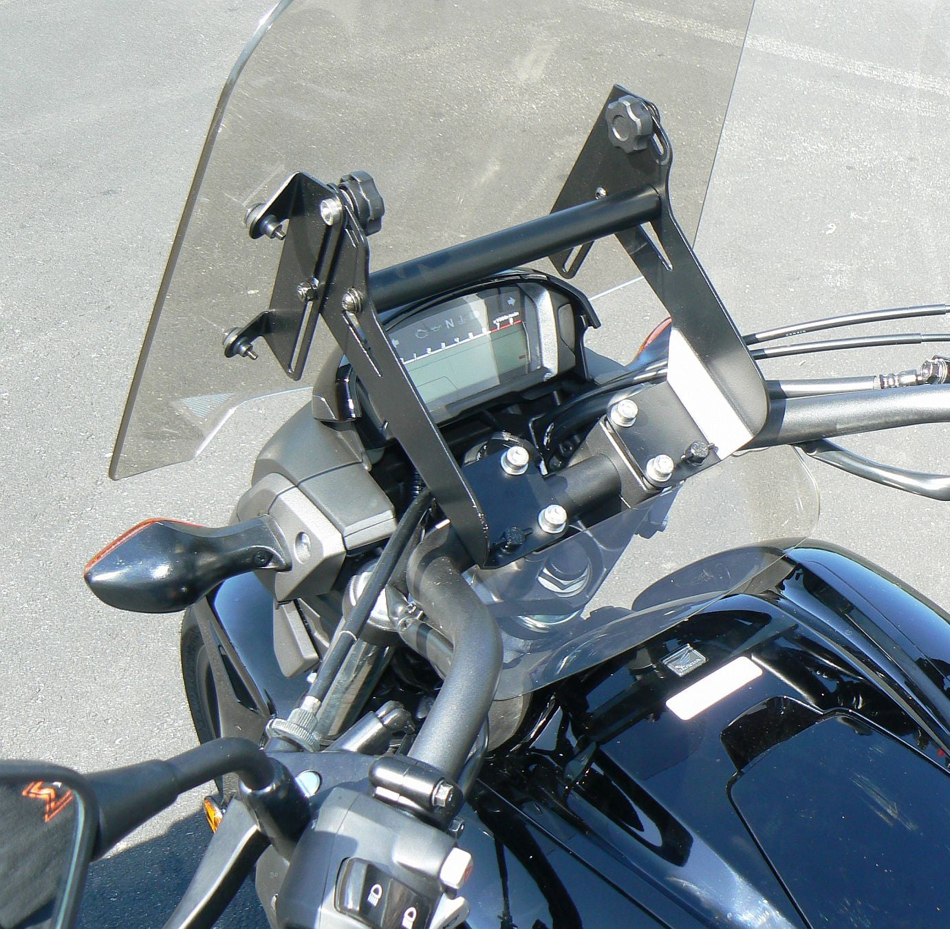 Adjustable Windshield System for Honda CTX700N & NC700S (2012 & Up)