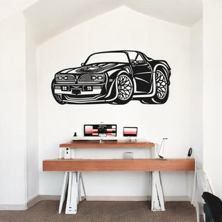 Trans Am Bandit Metal Laser Cut Moto Wall Art