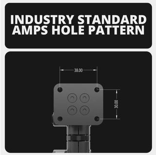 TackForm Tuner/GPS Series - Perch / Brake / Clutch Reservoir Mount - Dual Ball - AMPS Plate