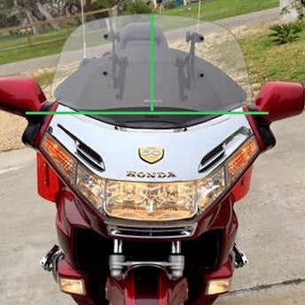 CERTIFIED PRE-OWNED - 16" Dark Grey Replacement Windshield for Madstad System for Honda Gold Wing GL1500 & GL1800