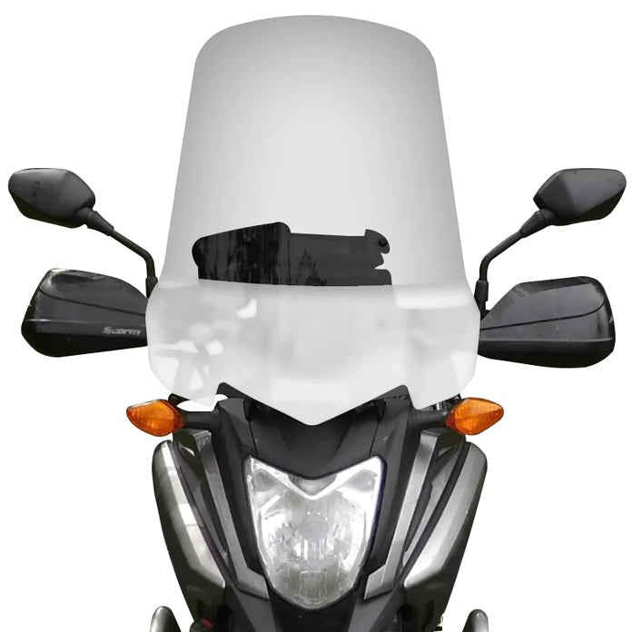 CERTIFIED PRE-OWNED - 18" Clear Adjustable Windshield System for Honda NC700X & NC750X (2016 - 2020)