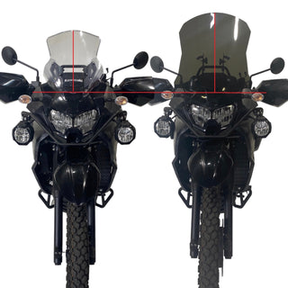 Adjustable Windshield System for Kawasaki KLR650 (2022 & up)