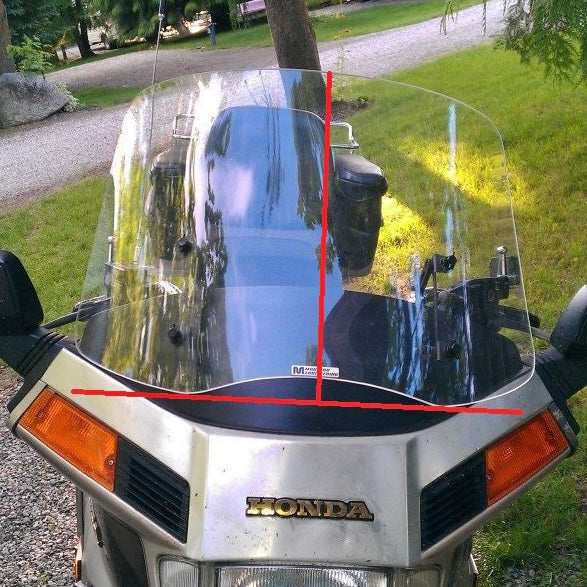 Demo - 16" Dark Grey Replacement Windshield for Madstad System for Honda Gold Wing GL1500 & GL1800