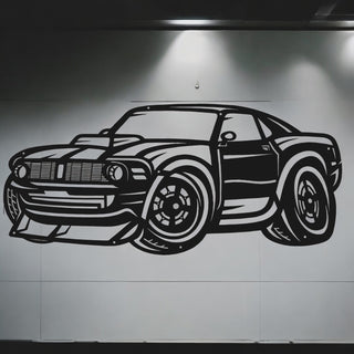 70 Chevelle Metal Laser Cut Moto Wall Art