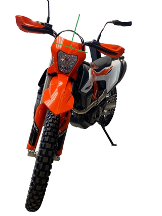 ADJUSTABLE WINDSHIELD SYSTEM for KTM 690 ENDURO (2008 & Up)