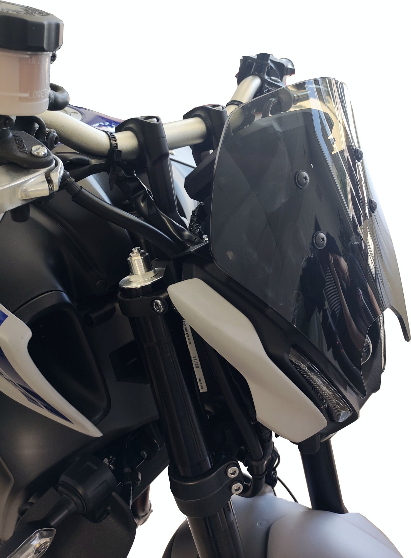 Quick-Release Adjustable Windshield System PLUS Fixed Flyscreen for Yamaha  MT-09 (2021 - 2023)