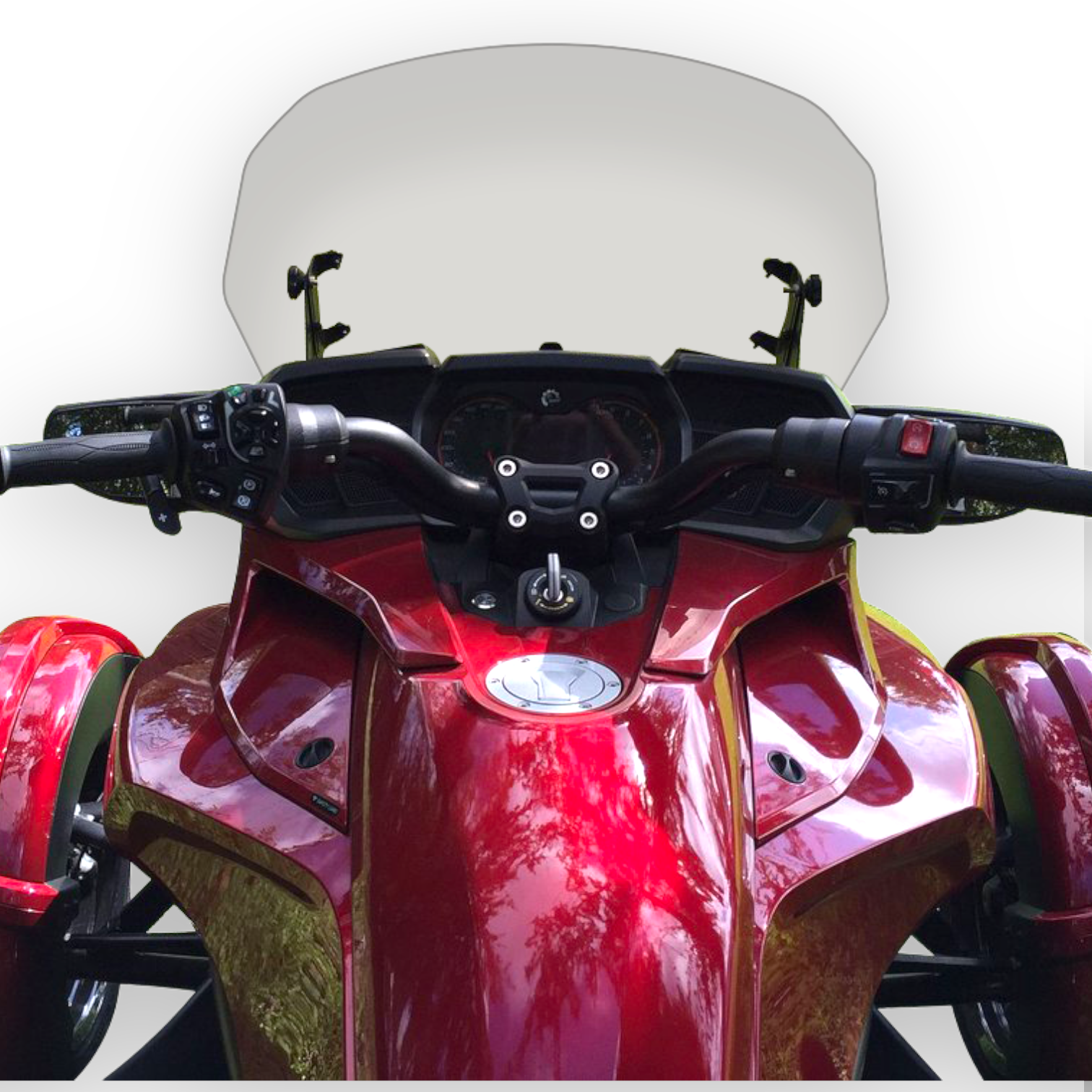 Can am spyder f3 windshield top