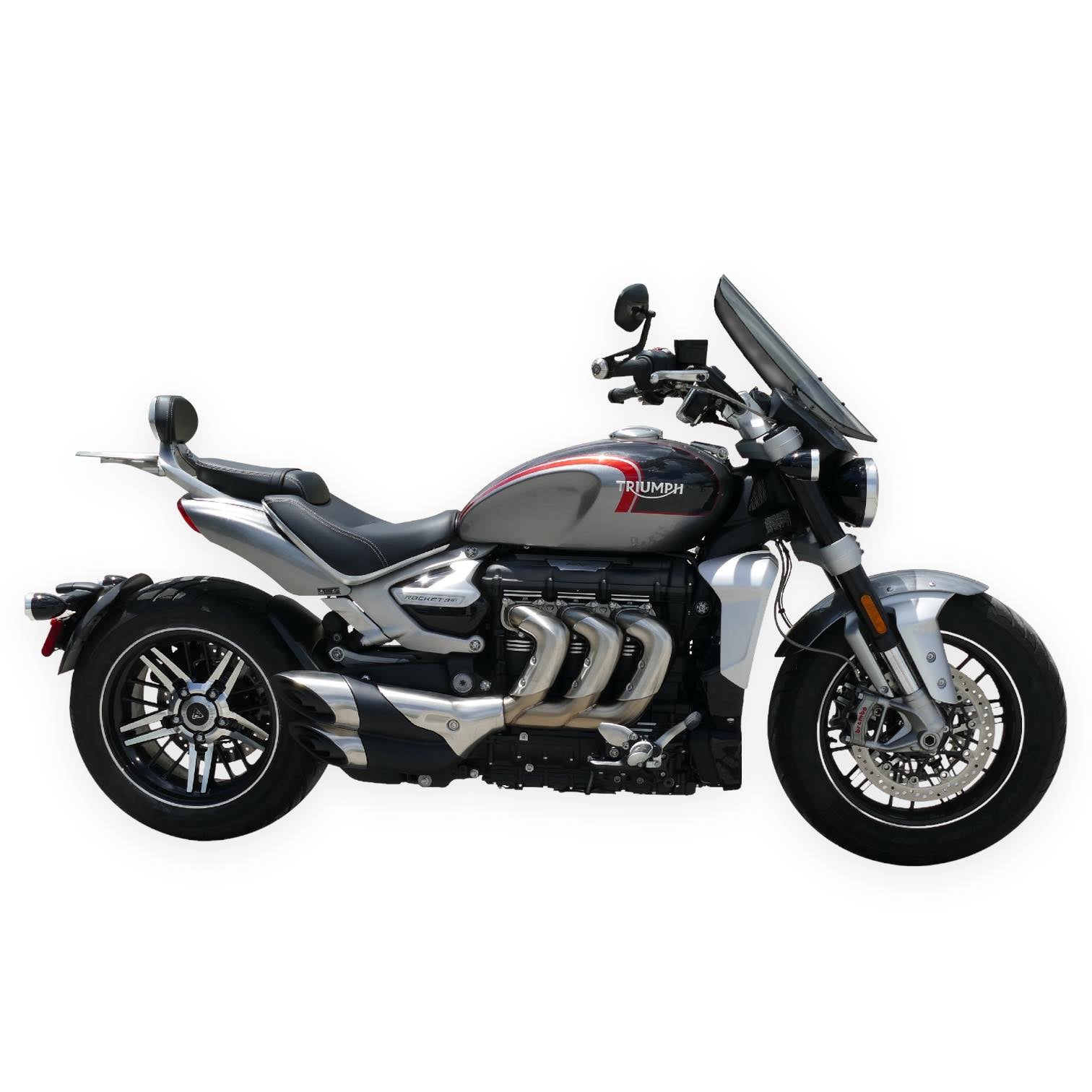 Triumph Rocket 3 R GT Motorcycle Windshield By Madstad 2020 Up