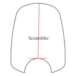 Madstad Motorsports Accessories windshield for Triumph Scrambler (2006-2016)