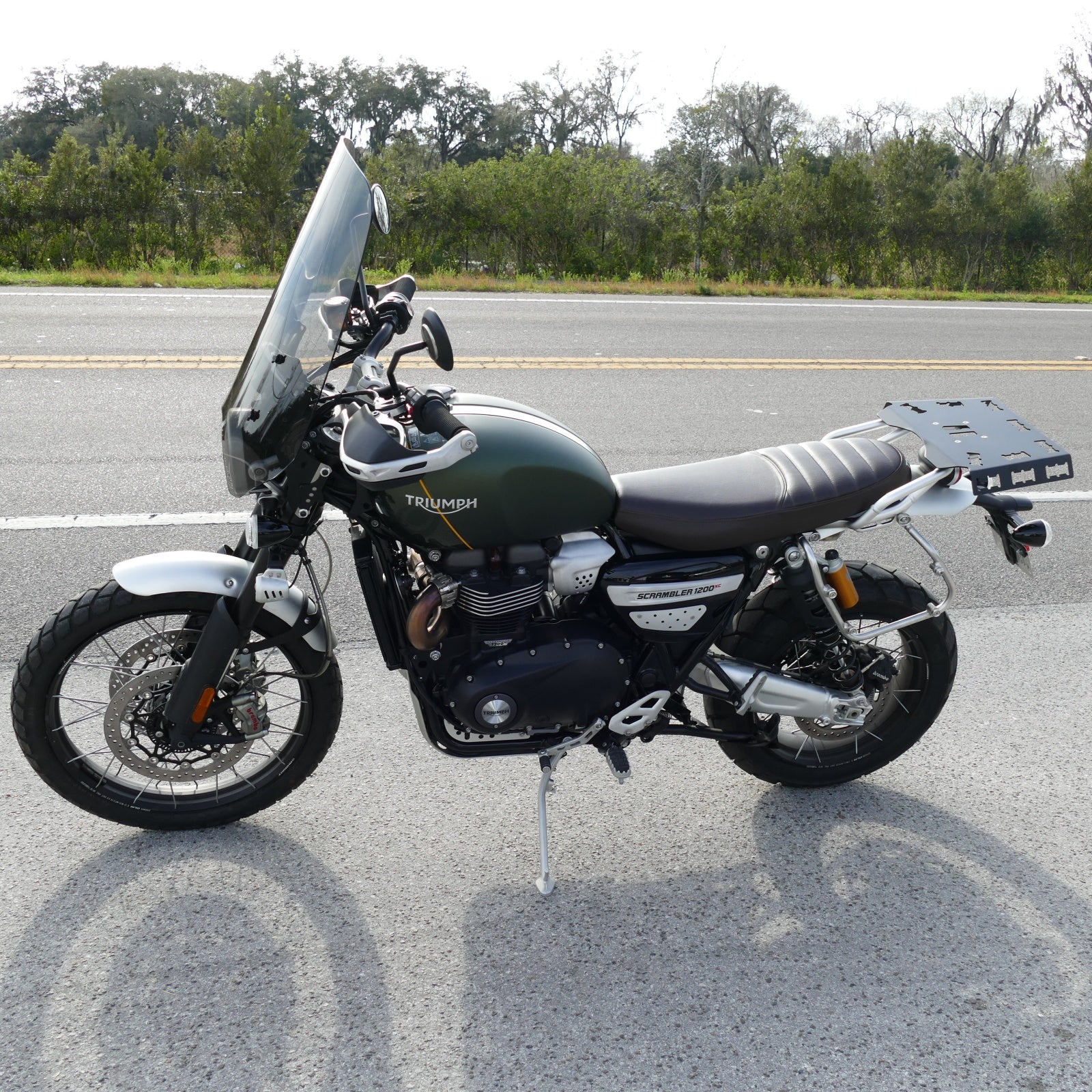 Adjustable Windshield System for Triumph Scrambler 1200 2019 up
