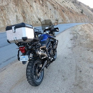 Triumph tiger 800 adjustable windscreen top
