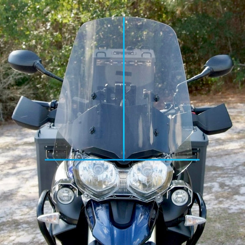 Triumph tiger 800 adjustable windscreen discount