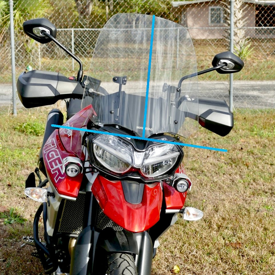 Triumph Tiger 800 Motorcycle Windshield By Madstad 2018 2019