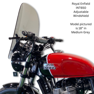 Adjustable Windshield System for Royal Enfield Interceptor 650 (2018 - present)