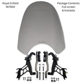 Adjustable Windshield System for Royal Enfield Interceptor 650 (2018 - present)