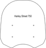 Windshield ONLY - Replacement Windshield for Madstad System for Harley Street 500 & Street 750