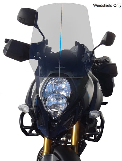 Windshield ONLY - Replacement Windshield for Madstad System for Suzuki Vstrom DL1000 2014