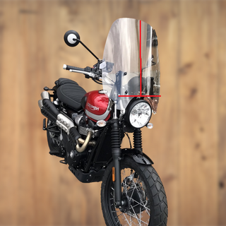 Adjustable Windshield System for Triumph Street Scrambler (2017 & up)