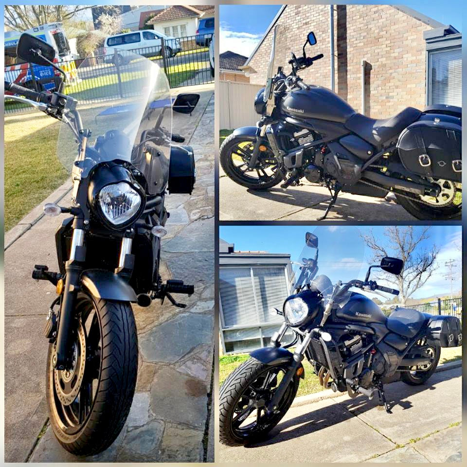 Kawasaki vulcan deals windshield replacement