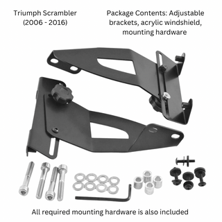 Adjustable Windshield System for Scrambler (2006 - 2016)