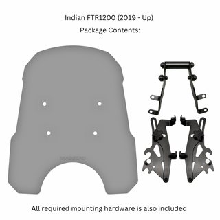 Madstad Quick-Release Adjustable Windshield System for Indian FTR1200 (2019 & Up) 