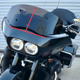 Windshield ONLY - Replacement Windshield for Madstad System for Harley-Davidson Road Glide (1998 - 2013)
