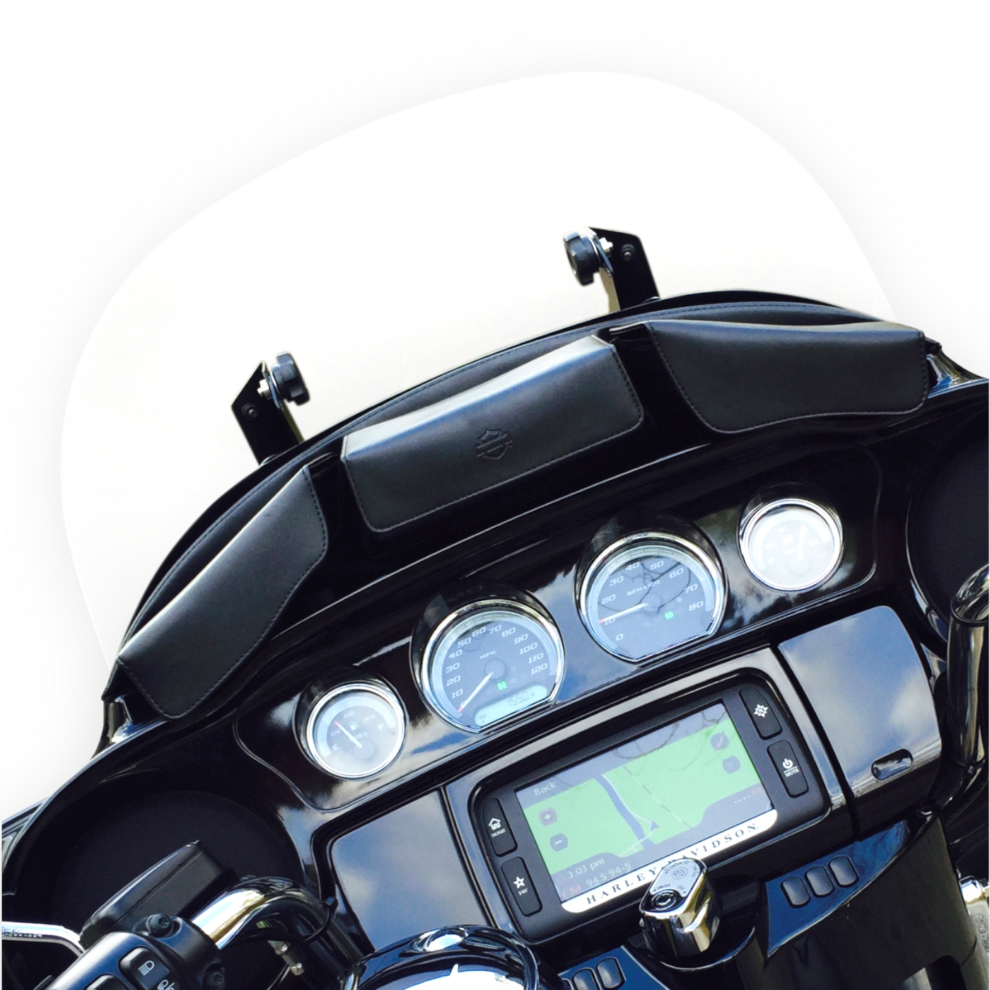 Adjustable Windshield System for Harley-Davidson Batwing Fairing FLHT/FLHX (2014 & 2023)