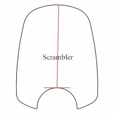 Adjustable Windshield System for Scrambler (2006 - 2016)