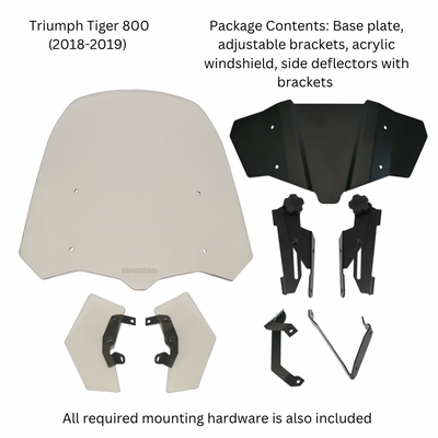 Adjustable Windshield System for Triumph Tiger 800 (2018 - 2019)