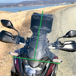 Adjustable Windshield System for Honda CB500X (2019 & Up)