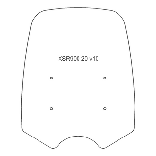 Windshield ONLY - Replacement Windshield for Madstad System for Yamaha XSR900 (2016 - 2021)