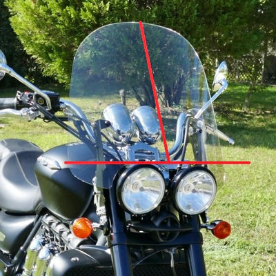 Windshield ONLY - Replacement Windshield for Madstad System for Triumph Rocket III