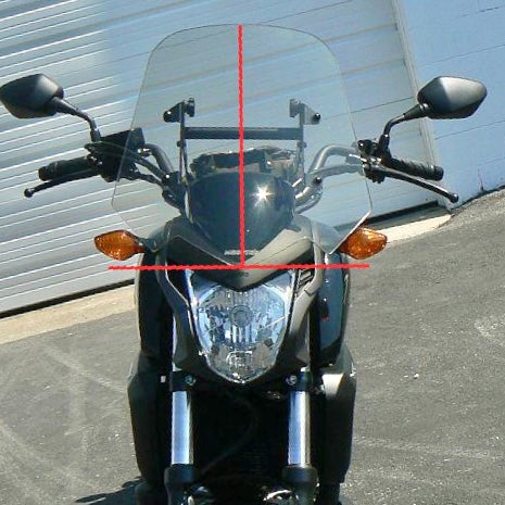 Windshield ONLY - Replacement Windshield for Madstad System for Honda CTX700N, NC700S & CB500F
