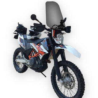 ADJUSTABLE WINDSHIELD SYSTEM for KTM 690 ENDURO (2008 & Up)