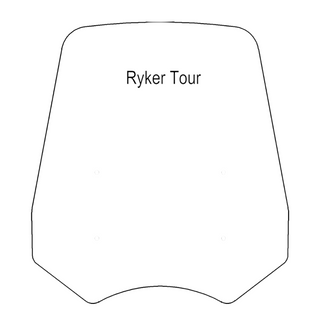 Windshield ONLY - Replacement Windshield for Madstad System for Can-Am Ryker Tour