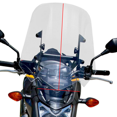 Adjustable Windshield System for Honda NC700S & NC750S (2012 - 2014)