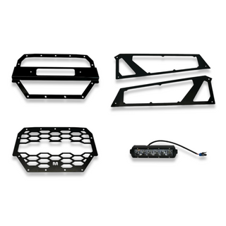 Front LED Grille and Headlight Protector Kit for Polaris RZR (2014-2018)