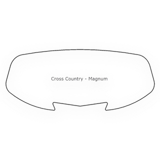 Windshield ONLY - Replacement Windshield for Madstad System for Victory Cross Country Magnum