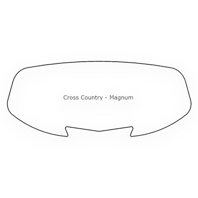 Windshield ONLY - Replacement Windshield for Madstad System for Victory Cross Country Magnum