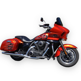 Adjustable Windshield System for Kawasaki Vulcan Vaquero 2011 & Up