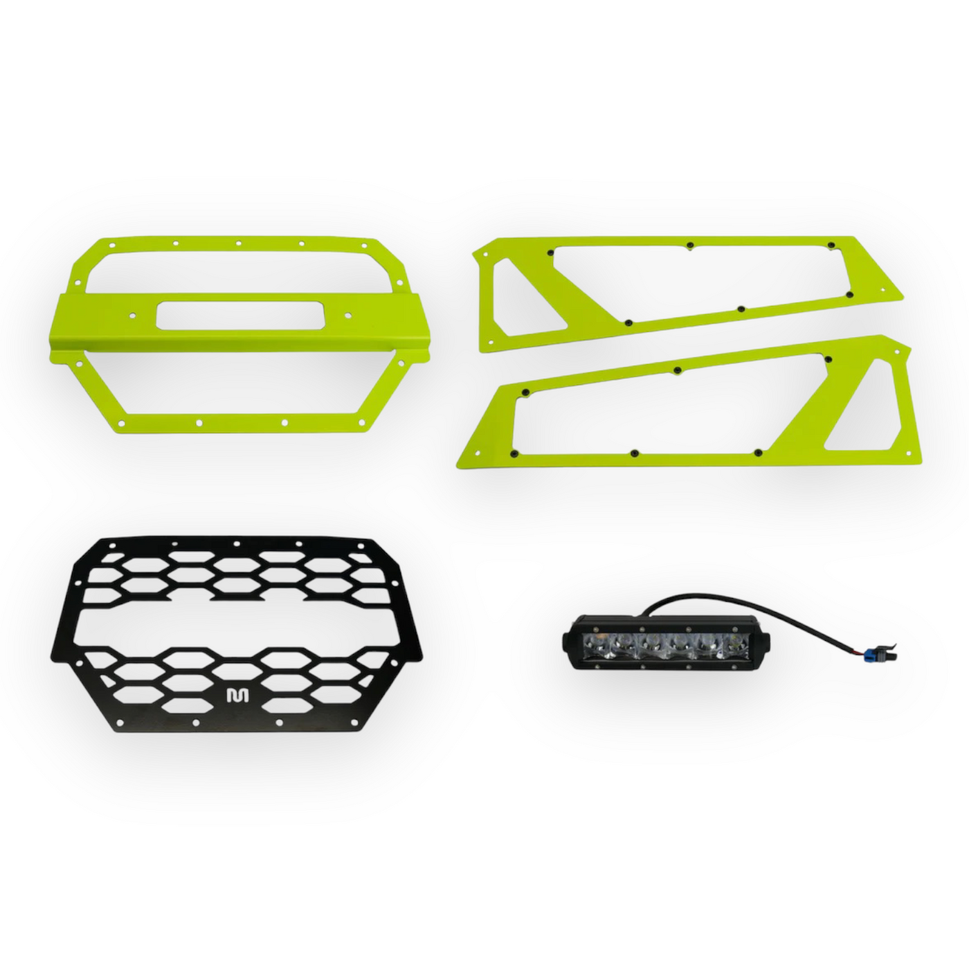 Front LED Grille and Headlight Protector Kit for Polaris RZR (2014-2018)