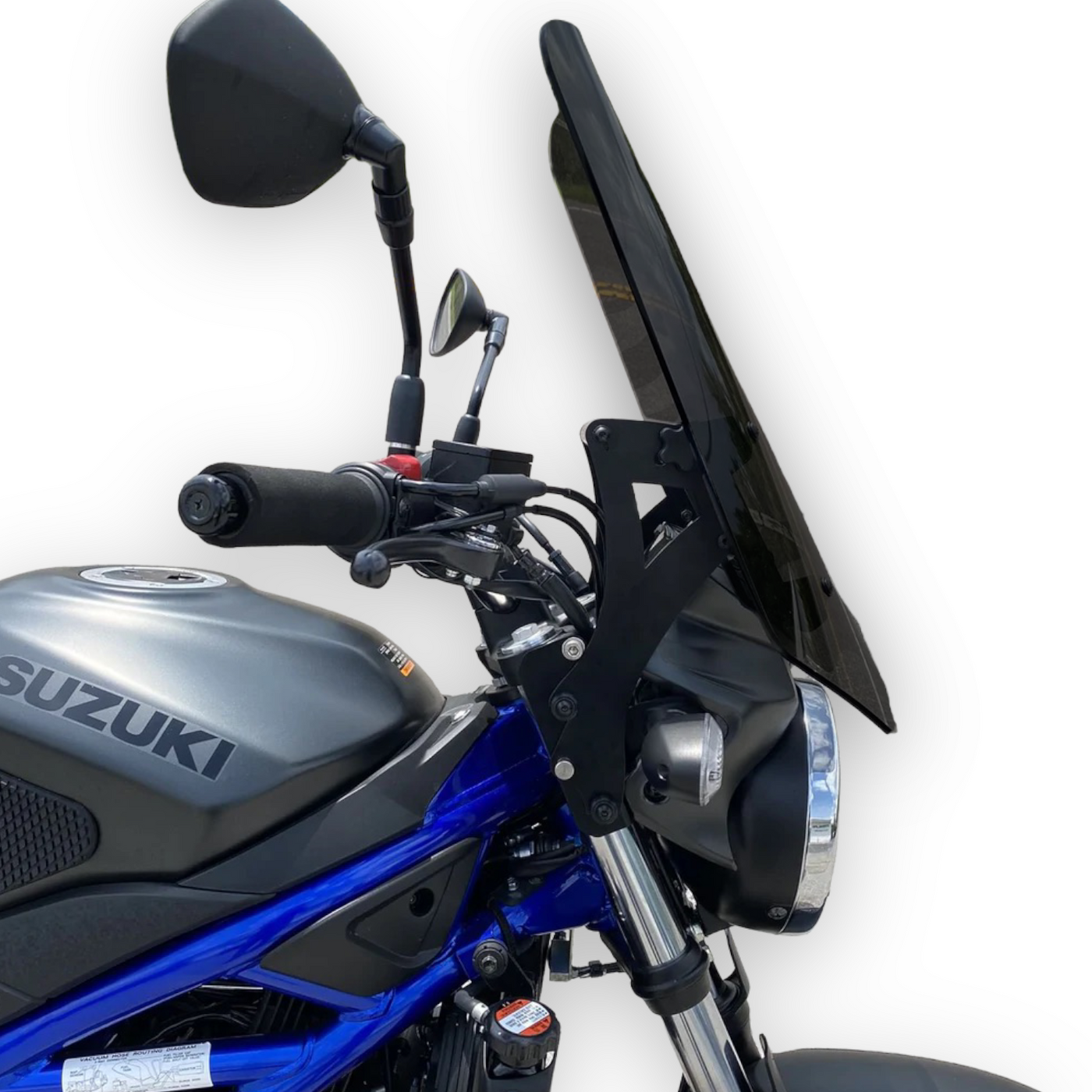 Adjustable Windshield System for Suzuki SV650 (2017& Up)