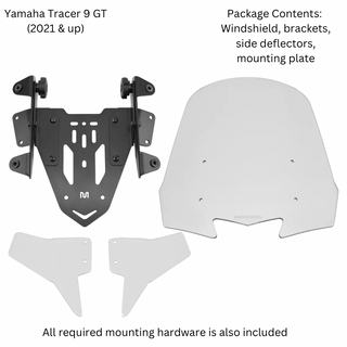 Adjustable Windshield System for Yamaha Tracer 9 GT (2021 & up)