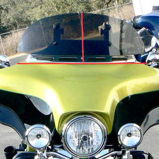 Adjustable Windshield System for Harley-Davidson Batwing Fairing FLHT/FLHX (1996 - 2013)